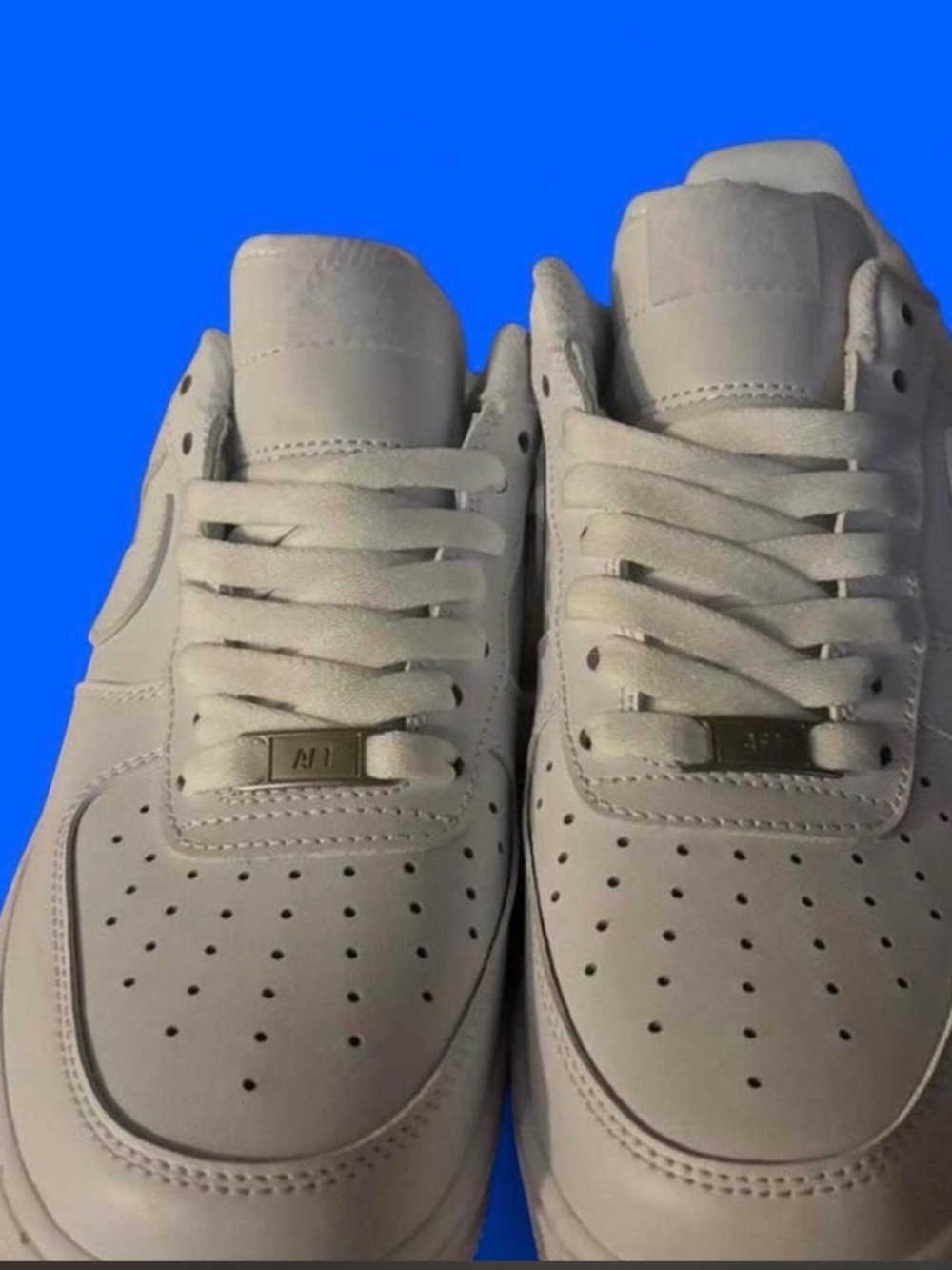 Nike White Low-Top Leather Sneakers
